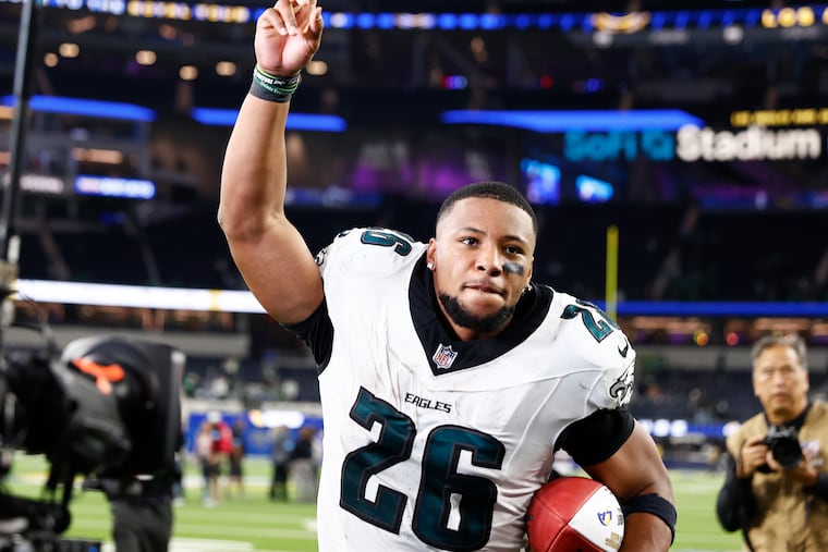 Before Eagles running back Saquon Barkley ran his way to becoming an NFL great, he was a babysitter for his high school athletic director.