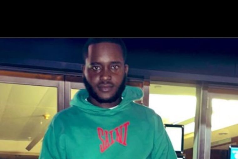 Eric Harrison, 27, was fatally stabbed while working as a security guard at Macy's in Center City on Monday morning.